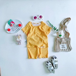 S31-Đồ bộ cộc tay Hoa bé gái siêu đáng yêu - Size 9-28Kg