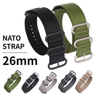 Dây Đeo Đồng Hồ 26mm NATO ZULU 26mm Bằng Vải Nylon