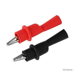 Kẹp Cá Sấu Bảo Vệ Toàn Diện Cách Nhiệt 1000W 10A Bằng Cao Su Và Kim Loại