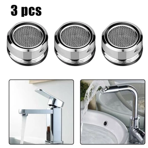 Bộ 3 vòi bếp lọc nước Bubbler 24mm, lưới thép không gỉ, phụ kiện thay thế