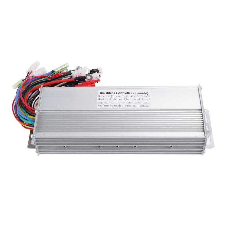48V 60V 64V 72V 1200W 1500W 18 ống Bộ điều khiển không chổi than / Bộ điều khiển xe đạp / Bộ điều khiển động cơ cho xe đạp điện / xe tay ga