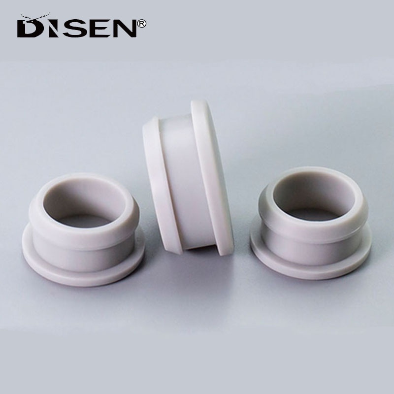 5 / 10 Cái Màu Xám Cao Su Silicon Snap-on Lỗ Cắm 2.5 3 3.5 4 4.5 5 5.5 6 6.5 7 7.5 8 đến 30mm Trống Cuối Nắp Niêm Phong Nút Chặn