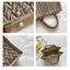 Túi đựng đồ ăn trưa CHEESELY Canvas Satchel Dung tích lớn Flax Nữ Tote