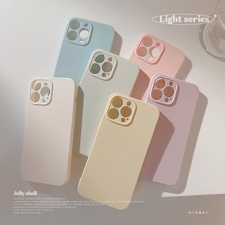 Ốp Điện Thoại Tpu Mềm Màu Trơn Đơn Giản Cho IPhone 14 14pro Max 14plus 13 13pro 13mini 12 11 Pro Max IX XR SE2 I8 Plus
