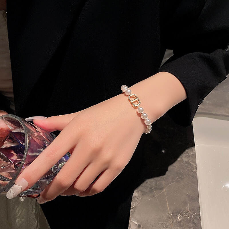 MIAOYA Thời Trang Bộ Trang Sức Vòng Cổ / Khuyên Tai / Vòng Tay Đính Ngọc Trai Nhân Tạo Phong Cách
