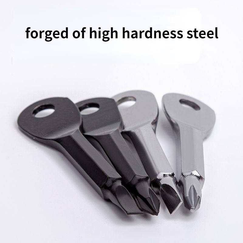 Tuốc Nơ Vít Phillips Mini Bằng Thép Có Rãnh / Móc Khóa Đa Năng