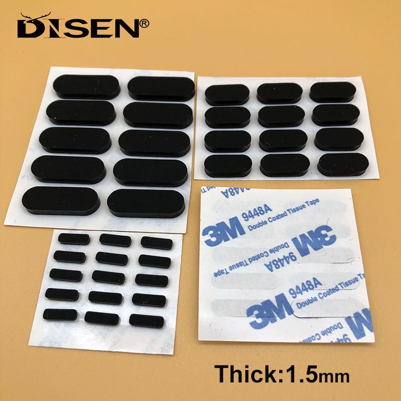 10 Cái Chiều Dài 10-33mm Chống Trơn Trượt Tự Dính Silica Gel Hình Bầu Dục Thảm Tủ Thiết Bị Chân Miếng Lót Sàn Bảo Vệ Đồ Nội Thất Bàn Và Ghế Chống Trơn Trượt Giảm Sốc Chiều Rộng 3-4mm