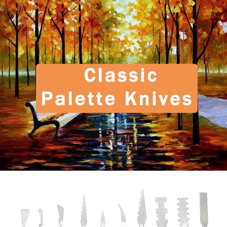 Dao Trộn Màu Vẽ Tranh Sơn Dầu Nghệ Thuật Bằng Thép Không Gỉ