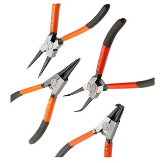 Kìm mở phe 7inch 175mm KAPUSI JAPAN, phân loại cong thẳng trong ngoài thép CRV, Bh 12 tháng Kouritsu Official Store