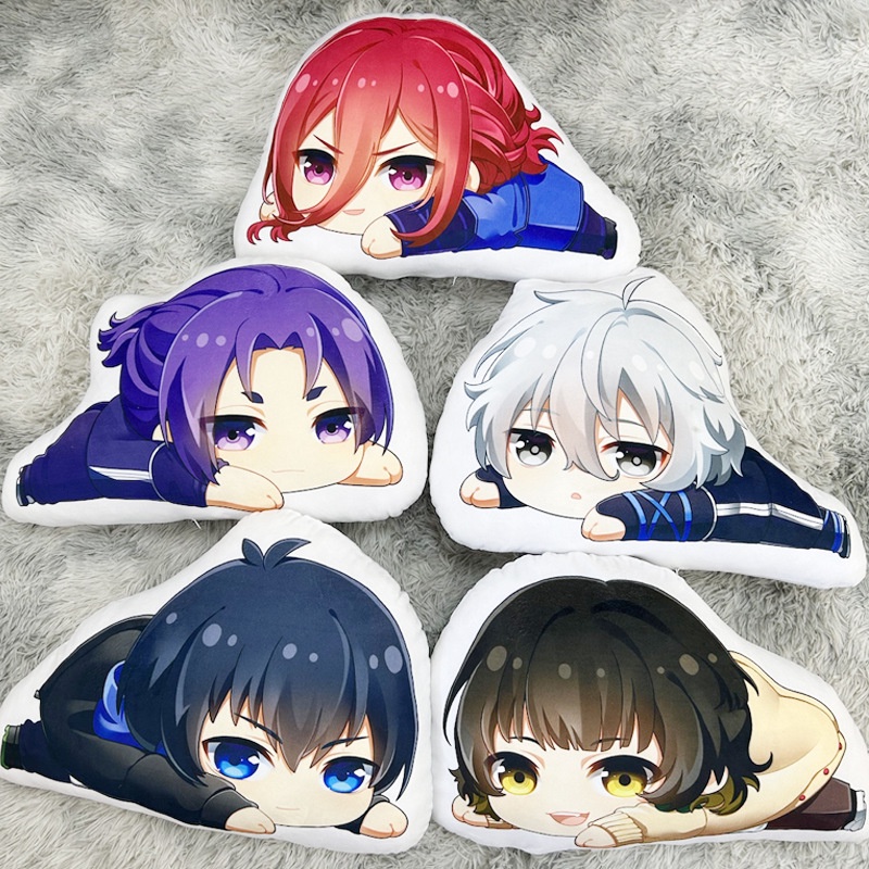 Gối Nhồi Bông Mềm Mại Hình Anime Blue Lock HT3 TH3 Trang Trí Nhà Cửa