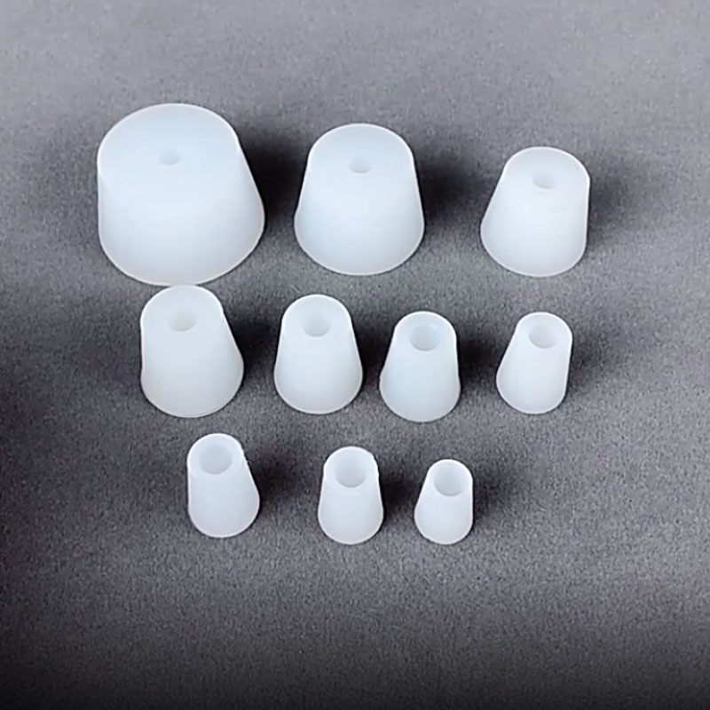 Nút chặn lỗ ống silicon hình nón có lỗ