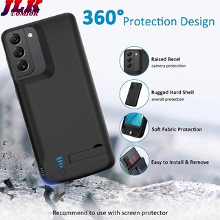 [JLK] Vỏ sạc pin di động 5000mAh cho sạc dự phòng Samsung S26 Ultra S25 S24 S22 S21 Plus 17 Air 16 15 14 / 13 / 12 / 11 Pro Max SE 6 / 6S / 7 / 8 Bank Power Điện thoại ngoài Vỏ sạc