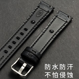 Dây Đeo Tay Thay Thế Bằng Da Và Silicon Tháo Gỡ Nhanh Cho Đồng Hồ Thông Minh Huawei GT 10mm 12mm 14mm 16mm