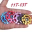 JUNYUE88US Vòng bi thép 11T 13T Bộ chuyển đổi trục Bánh xe đạp Vòng bi Derailleur phía sau Bộ ròng rọc kéo Bộ phận truyền con lăn Phụ kiện đi xe đạp Thép Carbon cuộn nóng
