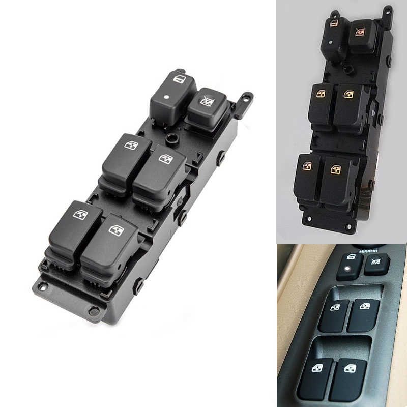 Công tắc điều khiển nâng kính cửa sổ điện 93570-1d313w cho kia carens 2007 2008 2009 2010 2011 2012, bên lái