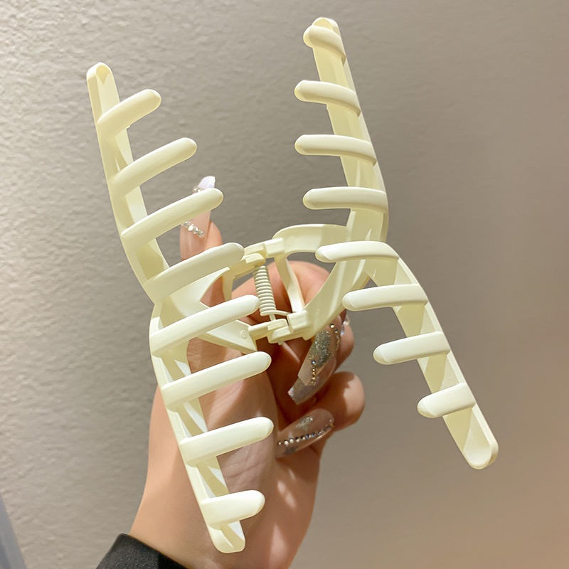 Kẹp Tóc Càng Cua Xoắn Nhám Cỡ Lớn Phong Cách Hàn Quốc Phụ Kiện Tóc Nữ Empoli