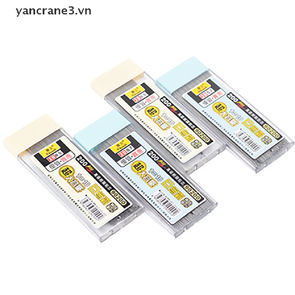 Hộp 200 Lõi Bút Chì Bấm 2B Ngòi 0.5 / 0.7mm Tự Động Cho Học Sinh / Văn Phòng