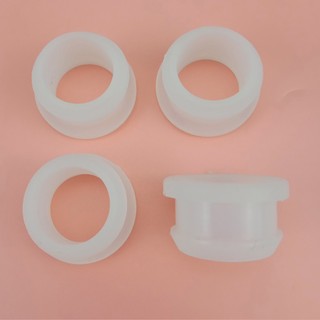 10.5mm-30mm Xám / Mờ Silicon Cao Su Snap-on Grommet Lỗ Cắm Mũ Cuối Dây Bung Cáp Bảo Vệ Bush