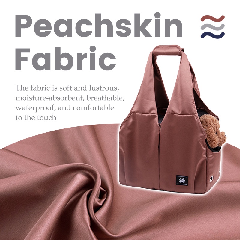 HamshMoc Du Lịch Thú Cưng Sling Carrier Lưới Thoáng Khí Mèo Sling Túi Đeo Vai Hand Free Hãng Hàng Không Được Phê Duyệt Với Dây An Toàn Dây Kéo Cho Mèo Con