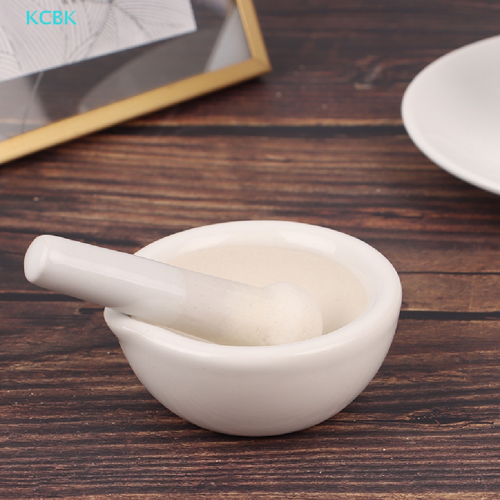 Bộ chày cối giã, nghiền tỏi ớt bằng sứ 60 / 80 / 100mm chất lượng