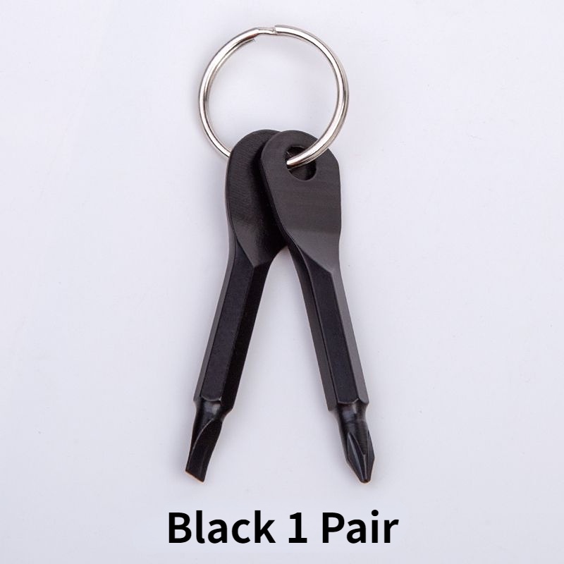 Tuốc Nơ Vít Phillips Mini Bằng Thép Có Rãnh / Móc Khóa Đa Năng