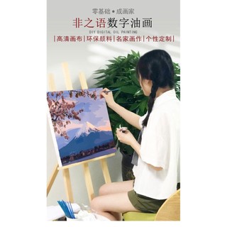Tranh Sơn Dầu Acrylic Hình Nhân Vật Hoạt Hình Anime