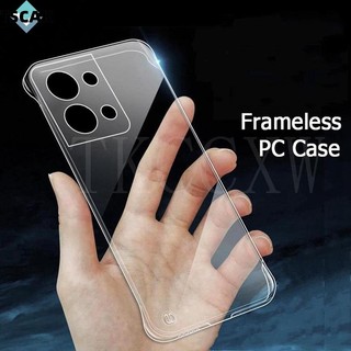 Ốp Điện Thoại Nhựa Cứng Trong Suốt Không Viền Cho OPPO Reno 9 8 6 5 Pro + 7 Z 8 Z 7 8 Lite 2 Z 2F 2 Z