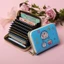 SQ11 Doremon Hoạt Hình Dễ Thương Ngắn Dây Kéo Ví Nhiều Thẻ Túi Chống Từ Tính Thời Trang Cá Tính
