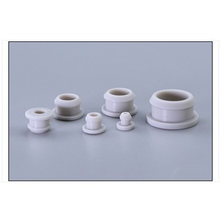 10.5mm-30mm Xám / Mờ Silicon Cao Su Snap-on Grommet Lỗ Cắm Mũ Cuối Dây Bung Cáp Bảo Vệ Bush