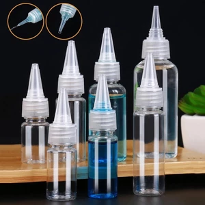 Bình Đựng Dầu Ăn / Giấm Đầu Nhọn Dạng Bóp Trong Suốt 5-120ML Tiện Dụng Mang Theo Du Lịch