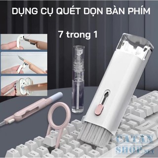 Bộ Dụng Cụ Vệ Sinh Laptop,  Bàn Phím, Máy tính,  7 in 1, Bút Vệ Sinh Tai Nghe Airpod Đa Năng GD702-VS7in1