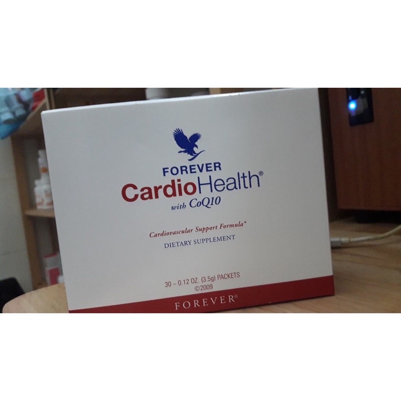 312Flp Hỗ Trợ Tim Mạch Lô Hội. Forever CardioHealth. Bổ Sung CoQ10, Hỗ Trợ Tim Mạch. 30 Gói/Hộp