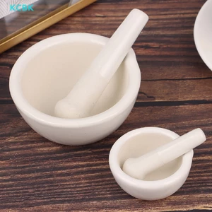 Bộ chày cối giã, nghiền tỏi ớt bằng sứ 60 / 80 / 100mm chất lượng