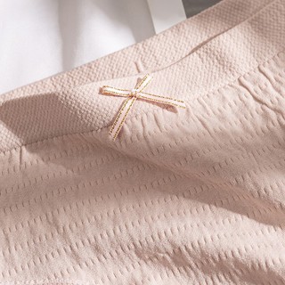 Quần Lót Cotton Mềm Mại Không Đường May Kháng Khuẩn Nâng Hông Màu Trơn Đơn Giản Cho Nữ