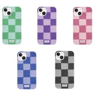 Cozy checkerboard pattern hard phone case compatible for iphone 14 13 12 11 pro max mini s23 s22 plus ultra s21 note 20 pink purple green