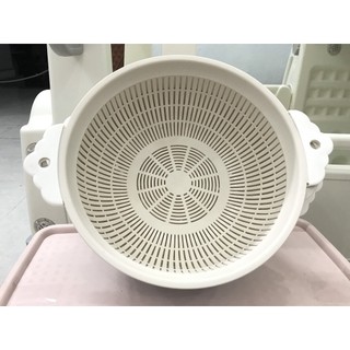 Bộ thau rổ nhựa Việt Nhật rửa rau quả tròn đáy sâu có tay cầm tiện lợi MS: 3391/ 3392