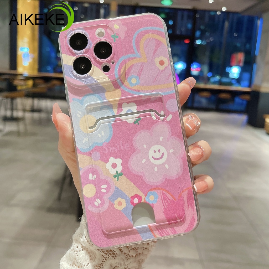 Ốp Điện Thoại Mềm Trong Suốt Có Ví Đựng Thẻ Cho iphone 14 13 12 11 Pro Xs Max XR X 8 7 6 6S 14 Plus 13 12 Mini SE 2020 2022