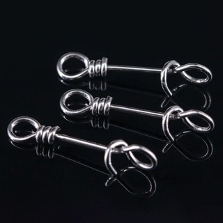 ITRUMPET 50 Cái Đầu nối câu cá bằng thép không gỉ Móc xoay nóng hữu ích