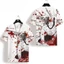 YB1 Cưa Xích Người Anime Áo Thun Nữ Tay Ngắn Top Cosplay Denji Power Unisex Tee Áo Sơ Mi Thời Trang Oversize 3D In Hình Thường Ngày T