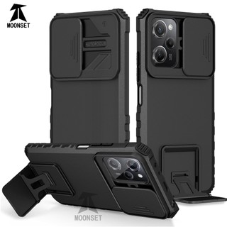Ốp Điện Thoại Siêu Mỏng Chống Sốc Có Thanh Trượt Bảo Vệ Camera Cho POCO X5 Pro 5G