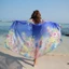 Khăn choàng đi biển GUSTAVA Khăn choàng Hijab Khăn choàng quấn đầu đi biển mùa hè Khăn choàng Sarong