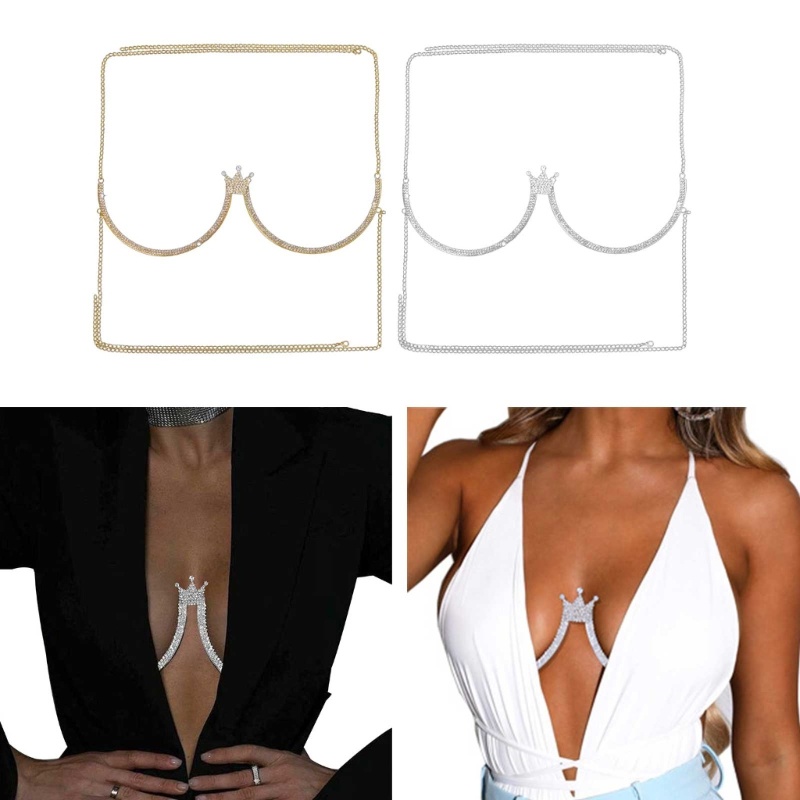 King Chain Ngực Giá Đỡ Áo Ngực Dây Xích Bikini Body Dây Xích Eo Đơn Giản Cho Nữ