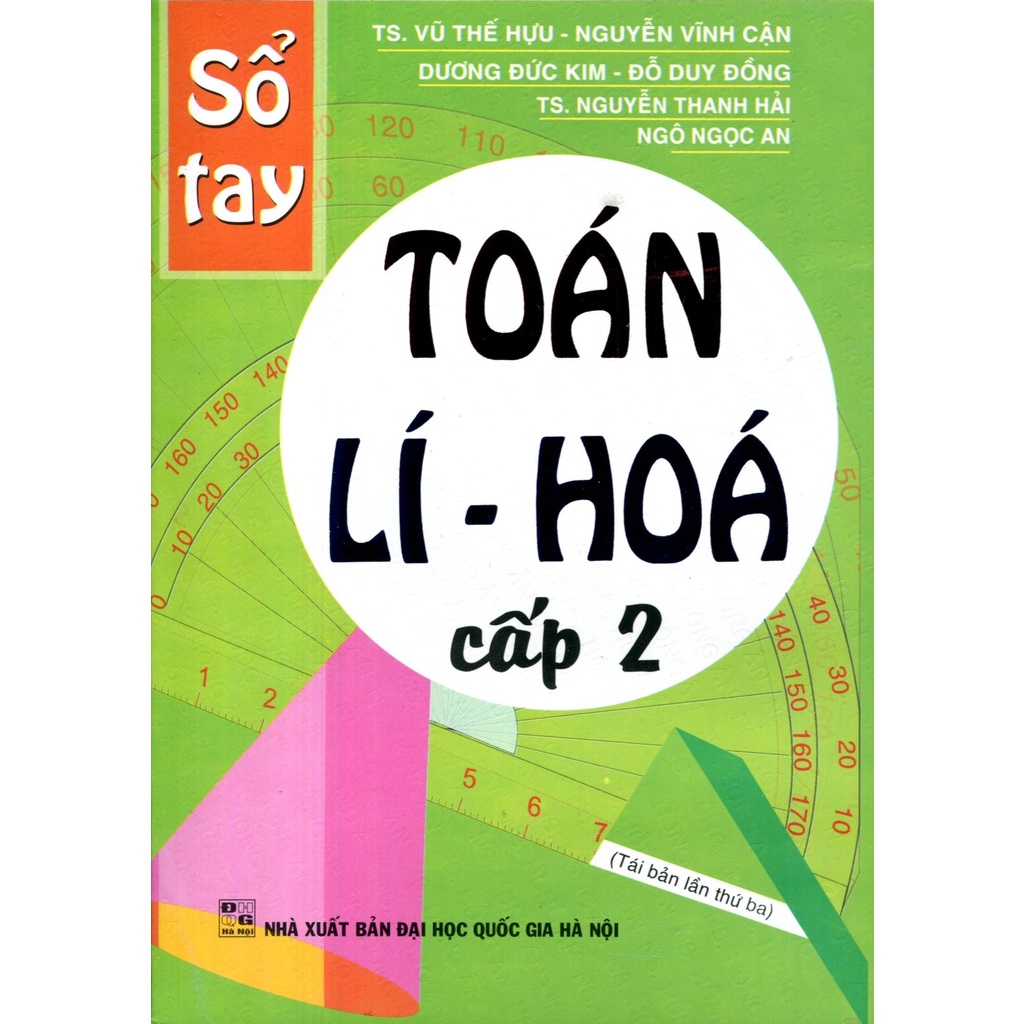 Ảnh Sách - Sổ Tay Toán Lí Hóa Cấp 2 (HA) 1