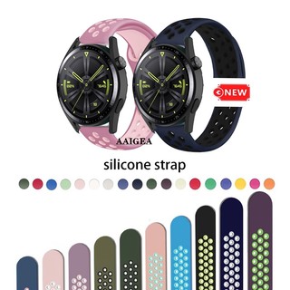 Dành Cho Huawei Watch GT6 GT5 GT4 GT3 SE GT2 42mm 46mm GT 2 2e Pro / Honor GS 3 20mm 22mm Dây Đeo Đồng Hồ Thể Thao Dây Silicon
