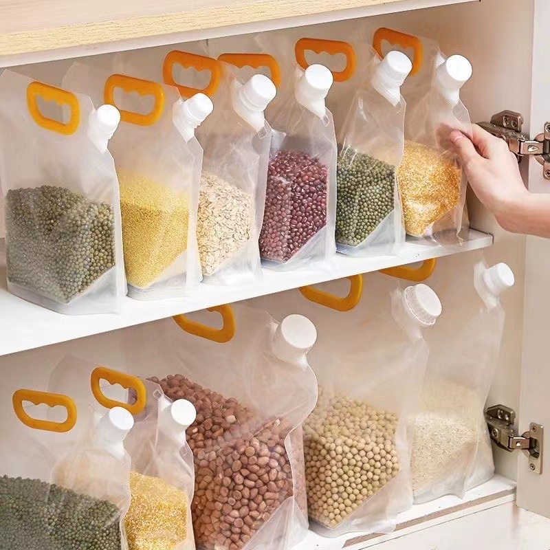 Túi Đựng Gạo Dày Dặn Trong Suốt Chống Ẩm Mốc Tiện Dụng