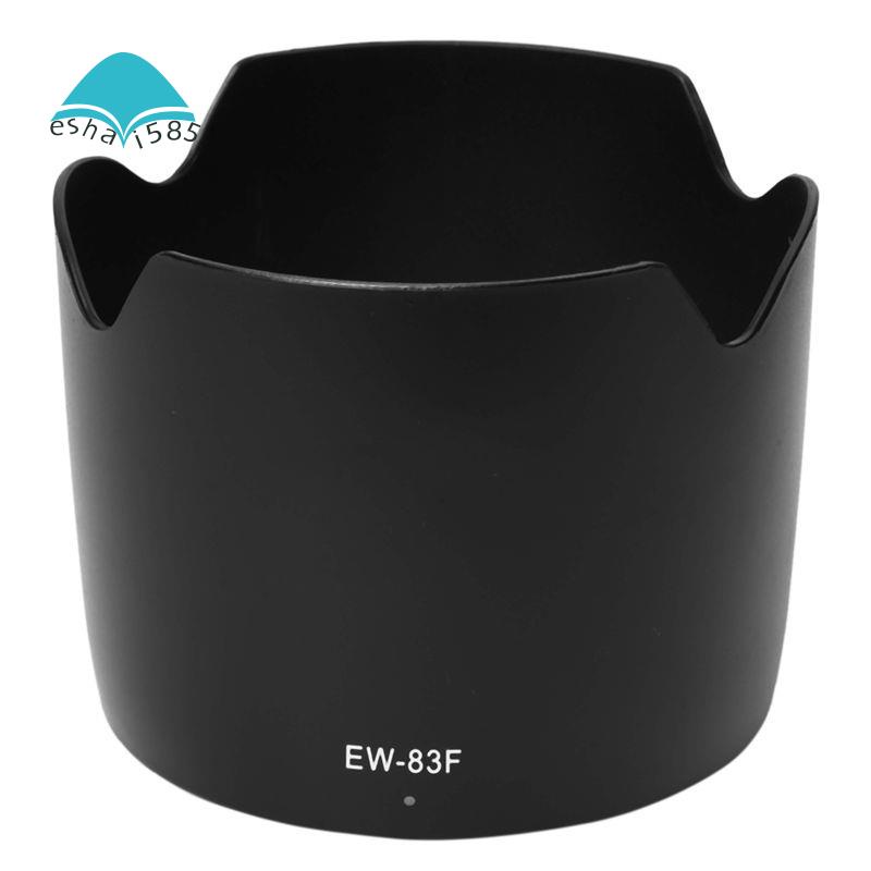 Pare-soleil HURRISE en plastique noir pour objectif Canon EF - EW-83F