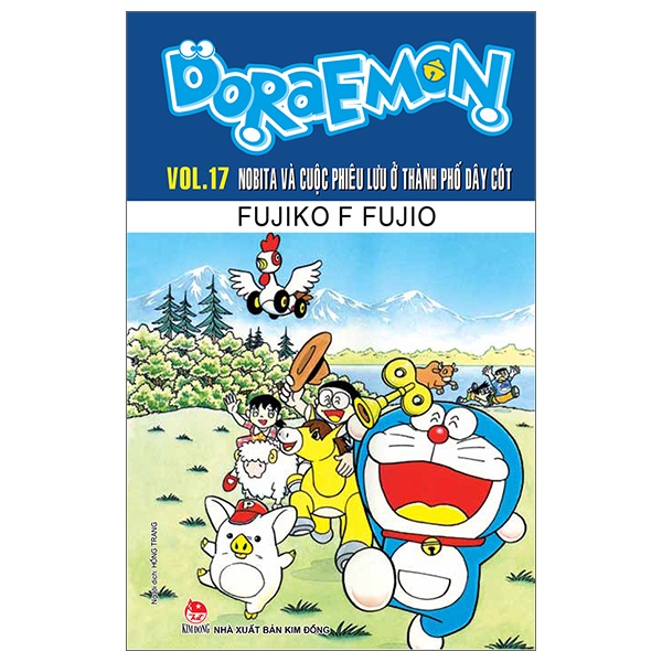 Sách Doraemon Tập 17 - Nobita Và Cuộc Phiêu Lưu Ở Thành Phố Dây Cót (Tái Bản 2023)