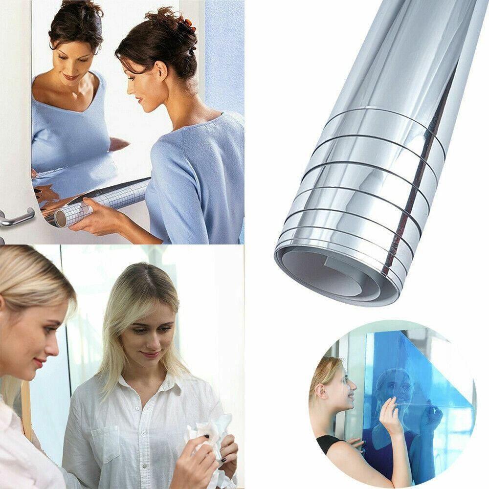 SHUPUN Gương Dán Tường Trang Trí Phòng Tắm Siêu Mỏng Dán Tường Phòng Tắm