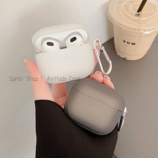 Vỏ Bảo Vệ Hộp Sạc Tai Nghe AirPods 1 2 3 Pro AirPods Pro2 Apple Bluetooth Gen 2 AirPods 3 Bằng TPU Dẻo Trong Suốt Màu Trơn Chống Rơi