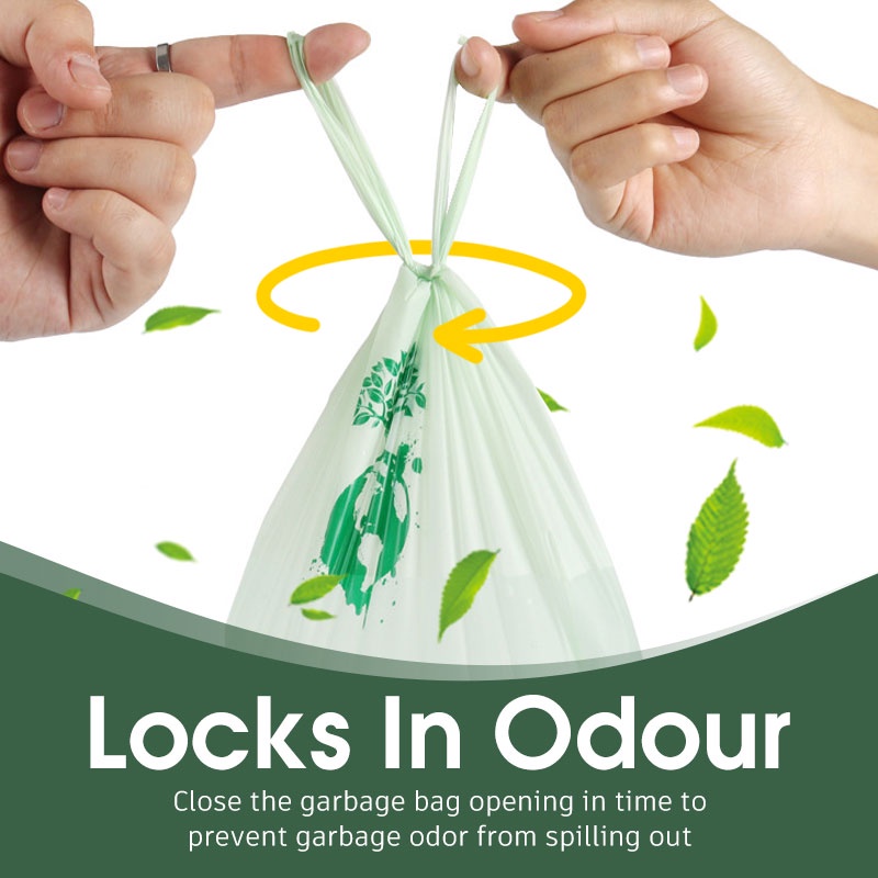HamshMoc Mùi Niêm Phong Poop Cho Chó Phân Hủy Sinh Học, Không Mùi, Chống Rò Rỉ, Dày, Mạnh Mẽ, Dễ Dàng Phân Phối, Có Tay Cầm Túi Buộc